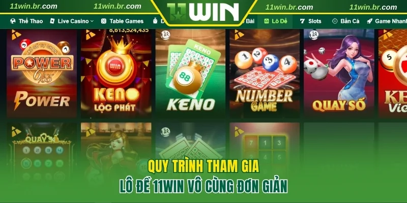 Lô Đề 11WIN 5 Quy trình trải nghiệm lô đề nhanh chóng